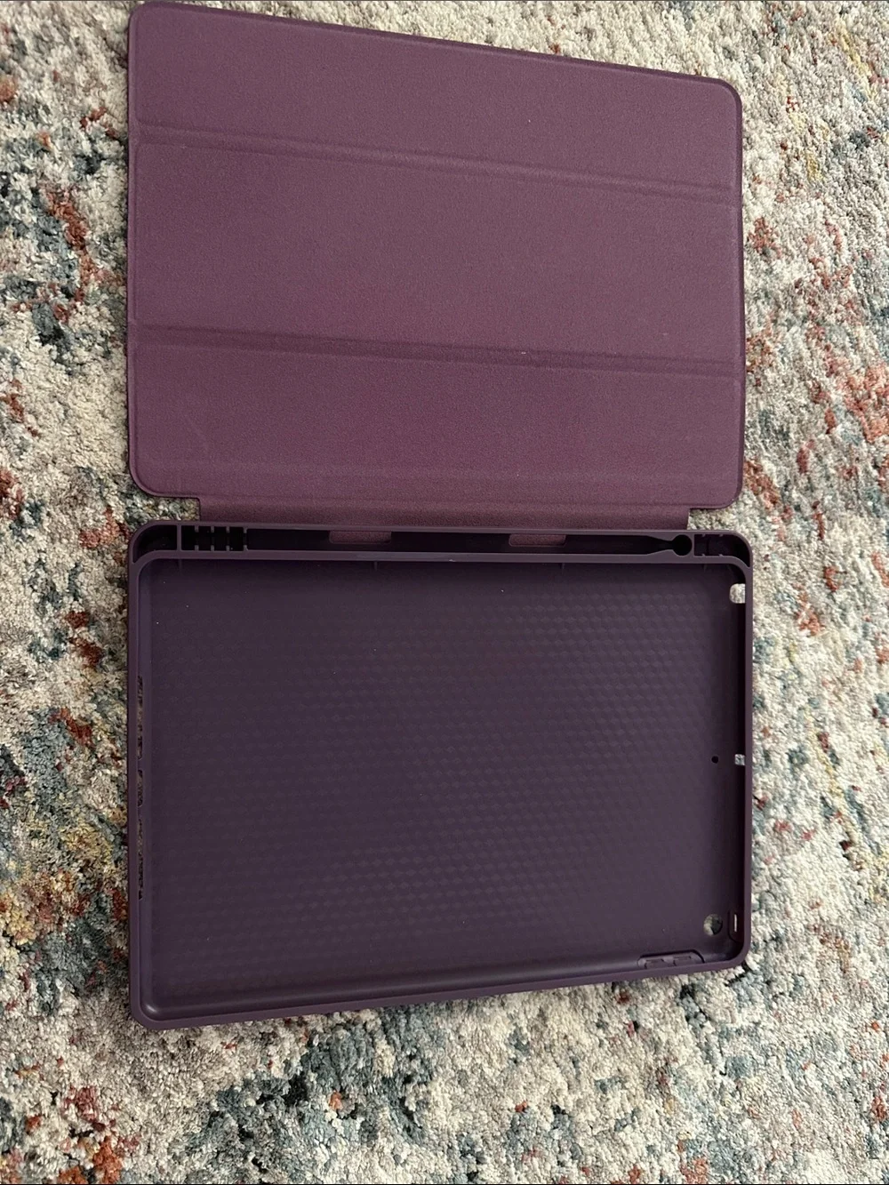 Slim Purple iPad Cover - Compatible Tablet Case (fits 10.2in)